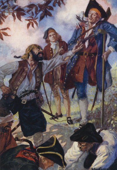 Illustration for Treasure Island by John Cameron