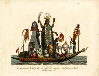 Ceremony of Washing the Goddess Kali and the Idol Jagannath by John Chapman