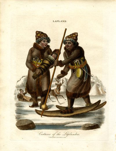 Traditional Costume of the Laplanders by John Chapman