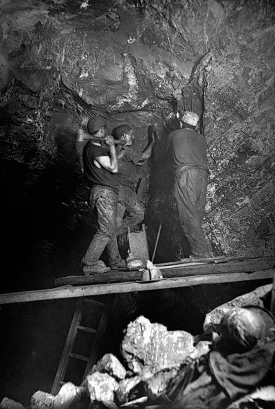 Underground Mining, Colcauth, Cornwall by John Charles Burrow