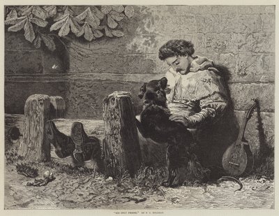 His Only Friend by John Charles Dollman