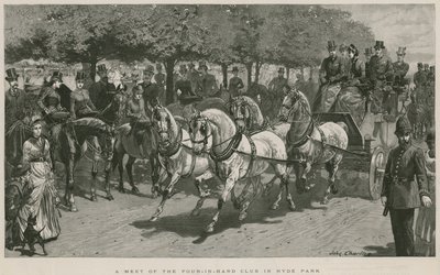 A Meet of the Four-in-Hand Club in Hyde Park, London by John Charlton
