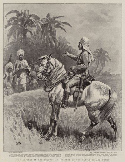 The Advance in the Soudan, an Incident of the Battle of Abu Hamed by John Charlton
