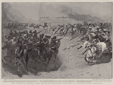 The Taking of Dongola, the Attack by Retreating Dervishes on Egyptian Horse Artillery by John Charlton