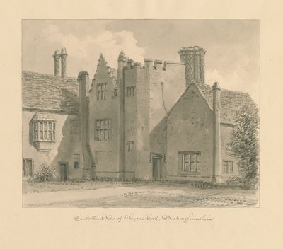 Buckinghamshire - Chenies Hall by John Chessell Buckler