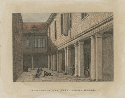 Merchant Tailors School by John Chessell Buckler