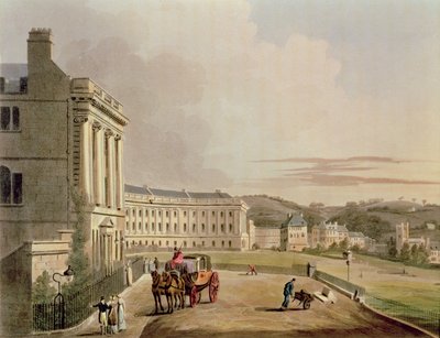 The Crescent (detail) by John Claude Nattes
