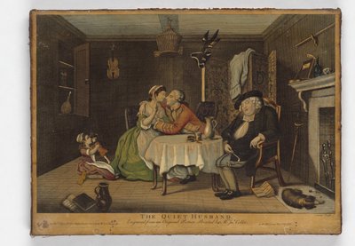The Quiet Husband, Print Made by John June, c.1768 by John Collet