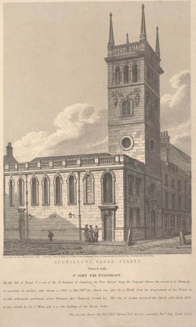 All Hallows Bread Street by John Coney