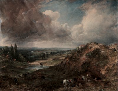 Branch Hill Pond, Hampstead by John Constable