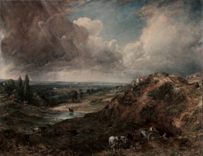 Branch Hill Pond, Hampstead by John Constable