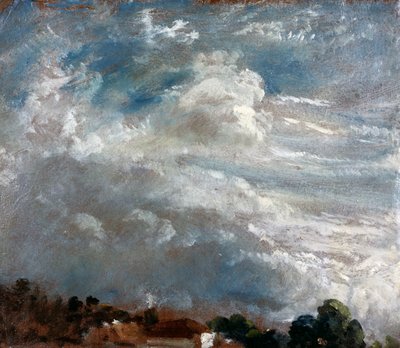Cloud Study: Horizon of Trees by John Constable