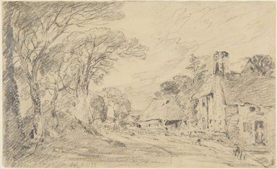 Cottage and Trees by John Constable