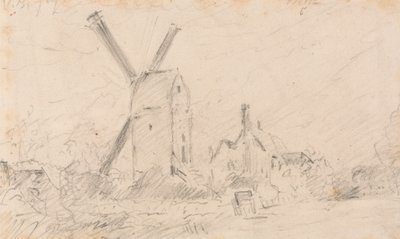 Landscape with Windmill by John Constable