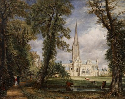 Salisbury Cathedral from the Bishop