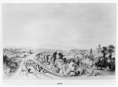 Approach to Bath Station from the East, from 