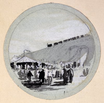 Opening, London & Birmingham Railway, c.1838 by John Cooke Bourne