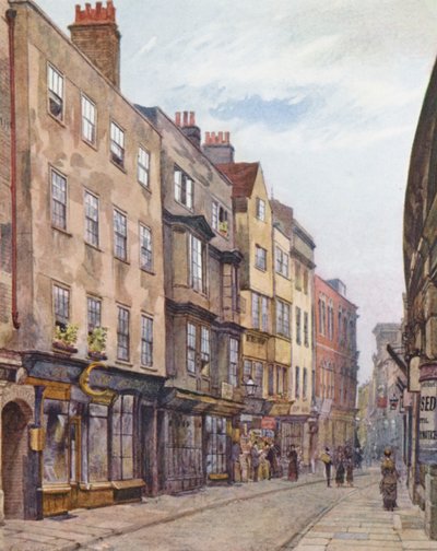 Lost London: Holywell Street, looking West by John Crowther