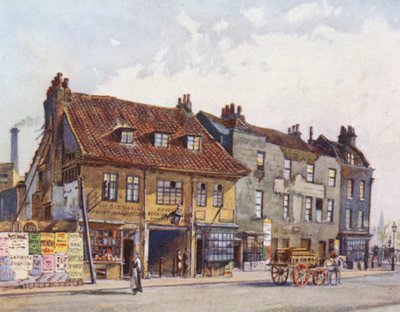 Lost London: Houses on West Side of Church Street, Lambeth by John Crowther