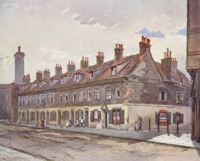 Lost London: Old Houses in Pye Street, Westminster by John Crowther