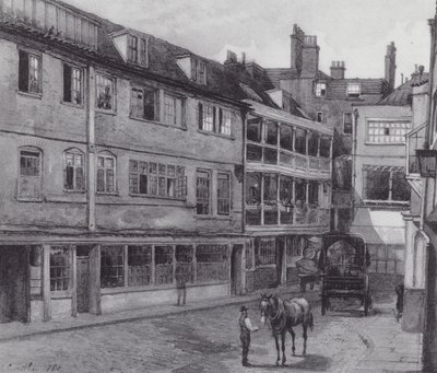 Lost London: Yard of the George Inn, Borough by John Crowther