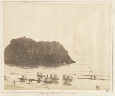 Bathing on the South Sands, Tenby by John Dillwyn Llewelyn