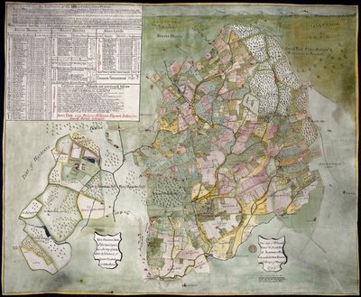 Map of the Forest and Manor of Fecknam by John Doharty