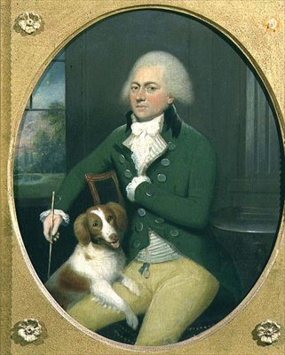 Portrait of a Gentleman with his Dog by John Downman