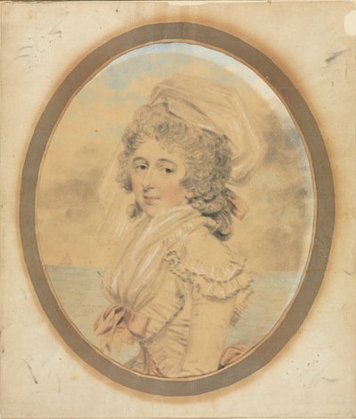 Young Lady with a Pink Bow on Her Bodice by John Downman