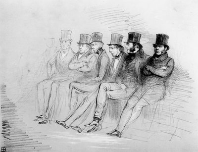 Misfortune Makes Us Acquainted with Strange Bedfellows, 1847 by John Doyle