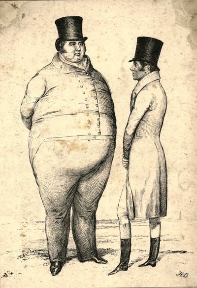Two Personages of Great Weight on the Turf. Query: Which is the Weightier by John Doyle