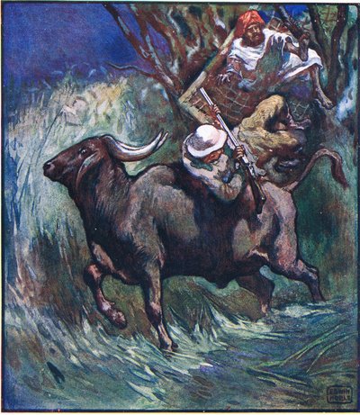 At That Moment the Boughs Gave Away with a Big Crash by John Edwin Noble