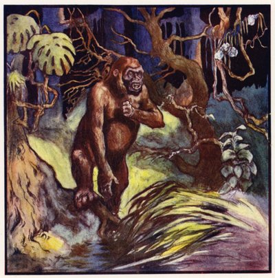 Before us stood an immense gorilla by John Edwin Noble