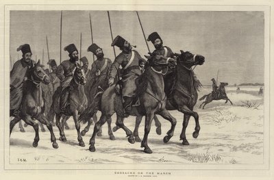 Cossacks on the March by John Evan Hodgson
