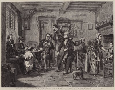 Our Philharmonic Society at Its First Rehearsal by John Evan Hodgson