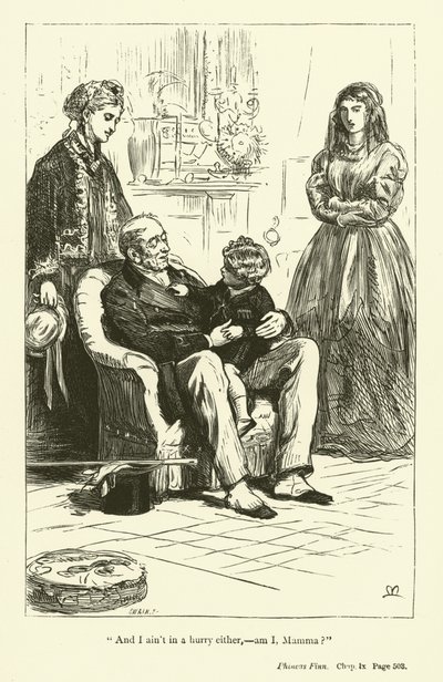 Illustration for Phineas Finn by Anthony Trollope by John Everett (after) Millais