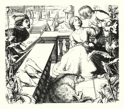 The Day-Dream by John Everett (after) Millais