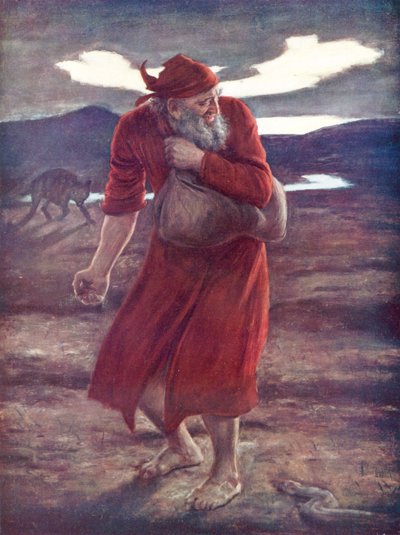 The Sower of Tares by John Everett (after) Millais