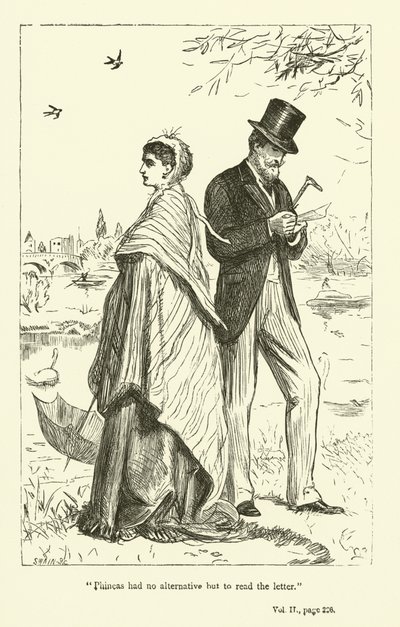 Illustration for Phineas Finn by Anthony Trollope by John Everett Millais