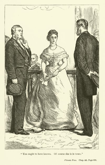 Illustration for Phineas Finn by Anthony Trollope by John Everett Millais