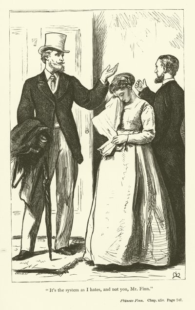 Illustration for Phineas Finn by Anthony Trollope by John Everett Millais
