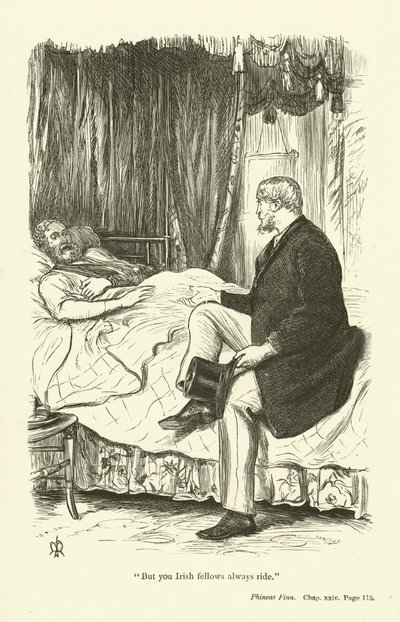 Illustration for Phineas Finn by Anthony Trollope by John Everett Millais