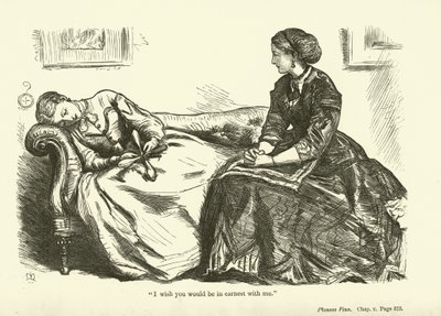 Illustration for Phineas Finn by Anthony Trollope by John Everett Millais
