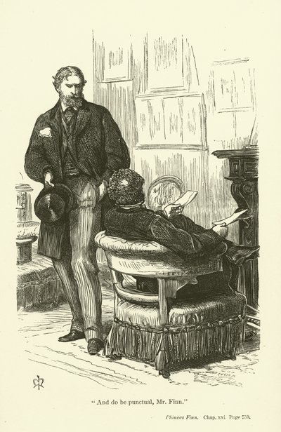 Illustration for Phineas Finn by Anthony Trollope by John Everett Millais