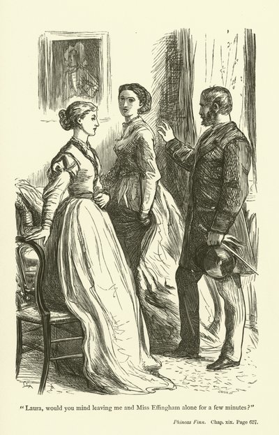 Illustration for Phineas Finn by Anthony Trollope by John Everett Millais