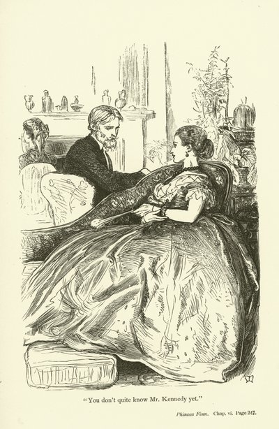 Illustration for Phineas Finn by Anthony Trollope by John Everett Millais
