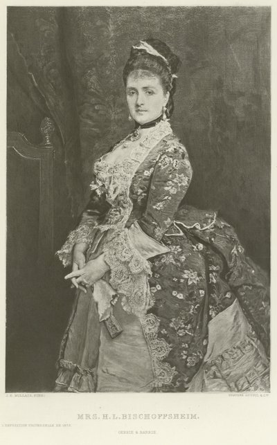 Mrs H L Bischoffsheim by John Everett Millais