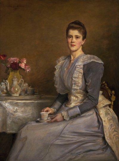 Portrait of Mrs. Joseph Chamberlain by John Everett Millais