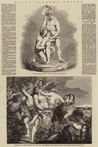 Royal Academy Prizes by John Everett Millais