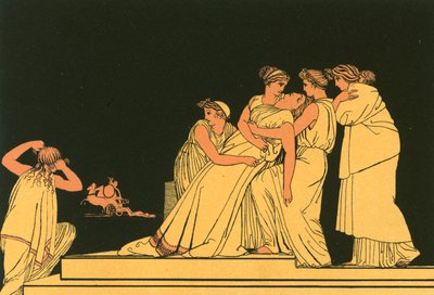 Andromache Fainting on the Wall by John Flaxman